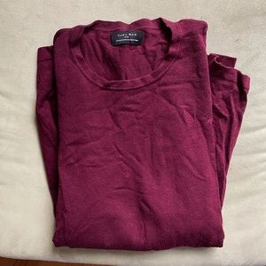 Zara Basic Men’s Rouge Sweater